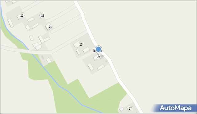 Wychódźc, Wychódźc, 26, mapa Wychódźc