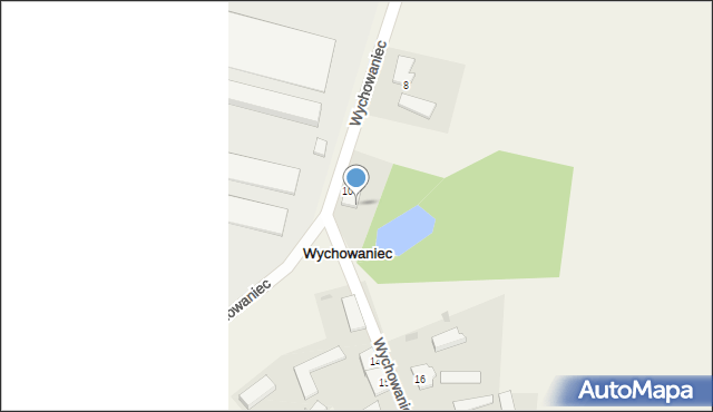 Wychowaniec, Wychowaniec, 11, mapa Wychowaniec