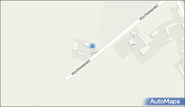 Wychowaniec, Wychowaniec, 13, mapa Wychowaniec