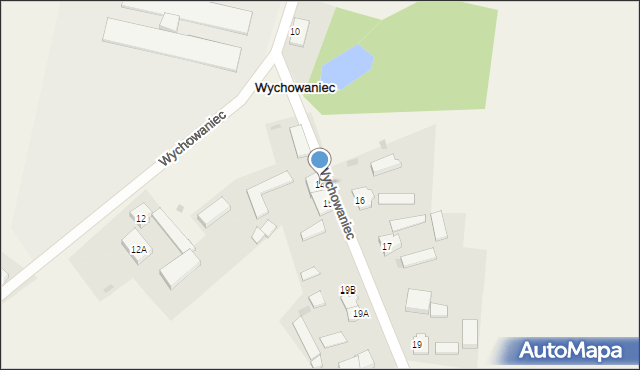 Wychowaniec, Wychowaniec, 14, mapa Wychowaniec