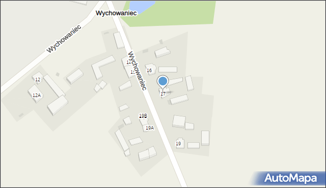 Wychowaniec, Wychowaniec, 17, mapa Wychowaniec