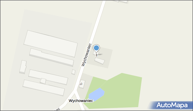 Wychowaniec, Wychowaniec, 8, mapa Wychowaniec