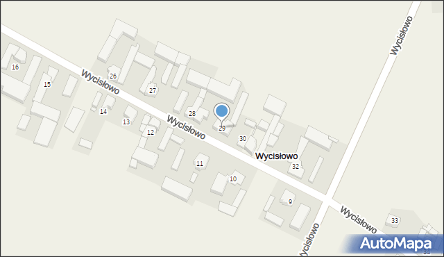 Wycisłowo, Wycisłowo, 29, mapa Wycisłowo