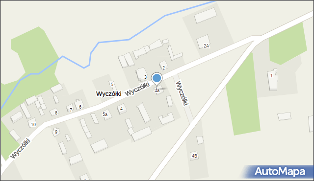 Wyczółki, Wyczółki, 4a, mapa Wyczółki