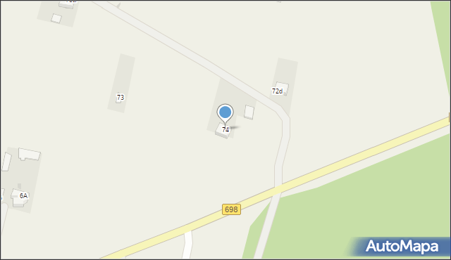 Wyczółki, Wyczółki, 74, mapa Wyczółki