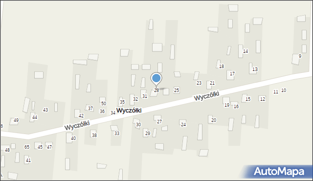 Wyczółki, Wyczółki, 28, mapa Wyczółki