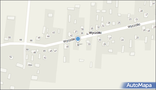 Wyczółki, Wyczółki, 38, mapa Wyczółki