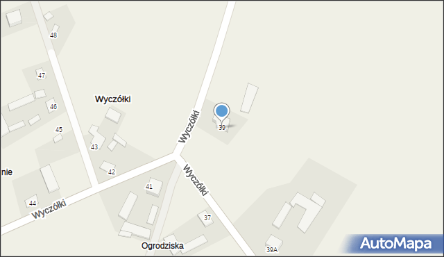 Wyczółki, Wyczółki, 39, mapa Wyczółki