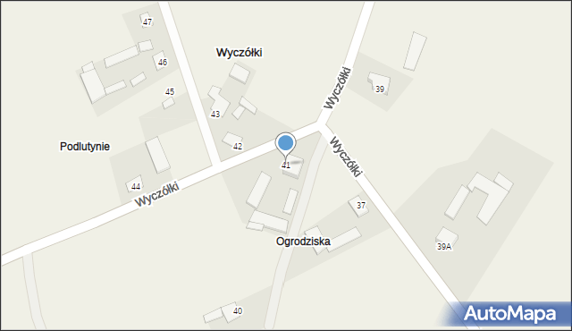 Wyczółki, Wyczółki, 41, mapa Wyczółki