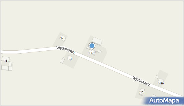 Wydartowo, Wydartowo, 37, mapa Wydartowo