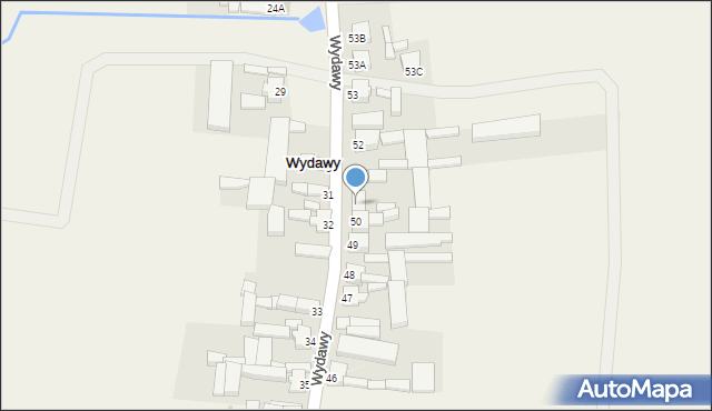 Wydawy, Wydawy, 51, mapa Wydawy