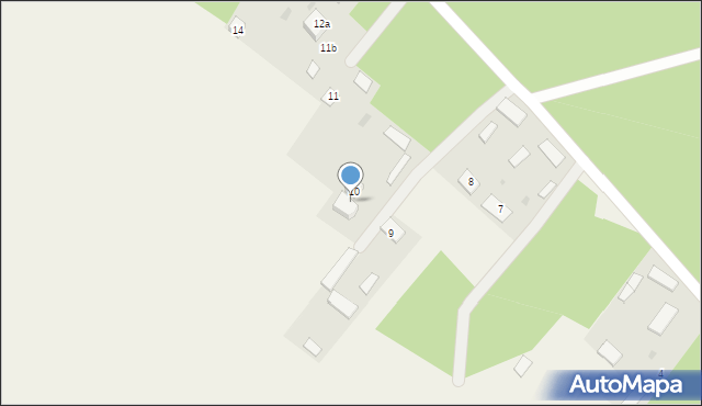 Wydmusy, Wydmusy, 10a, mapa Wydmusy