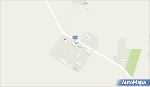 Wydmusy, Wydmusy, 75A, mapa Wydmusy