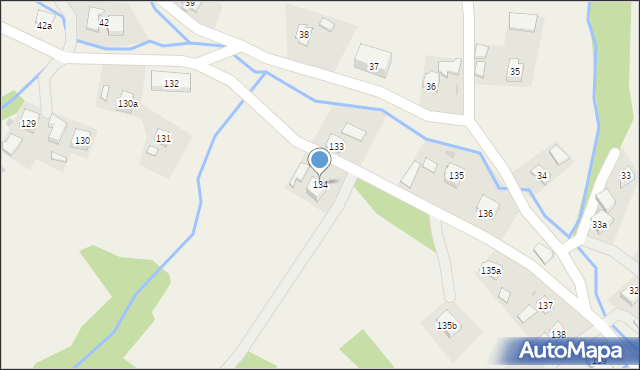 Wydrna, Wydrna, 134, mapa Wydrna