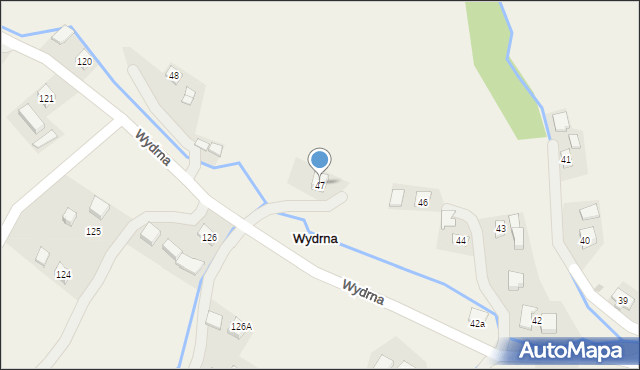 Wydrna, Wydrna, 47, mapa Wydrna