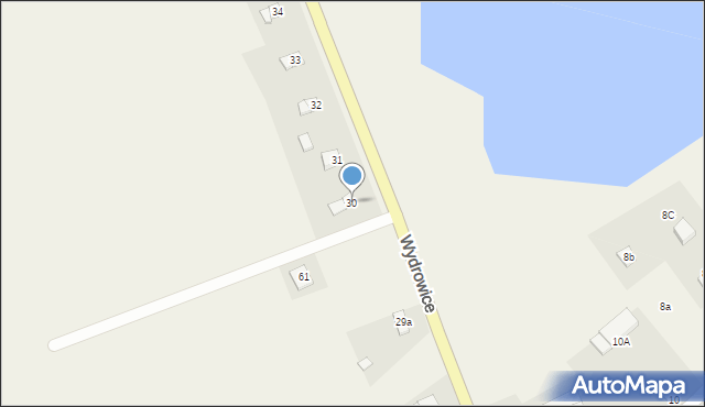 Wydrowice, Wydrowice, 30, mapa Wydrowice