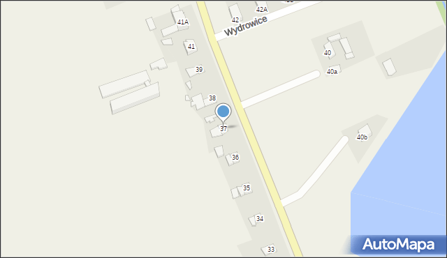 Wydrowice, Wydrowice, 37, mapa Wydrowice