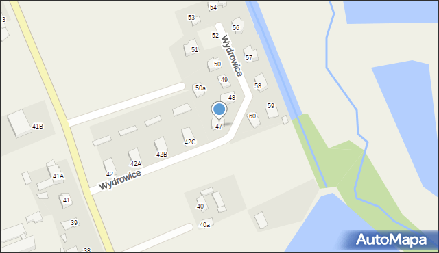 Wydrowice, Wydrowice, 47, mapa Wydrowice