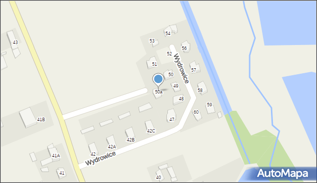 Wydrowice, Wydrowice, 50a, mapa Wydrowice