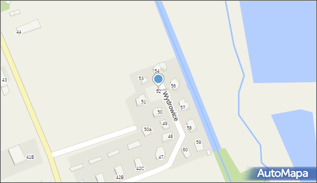 Wydrowice, Wydrowice, 52, mapa Wydrowice