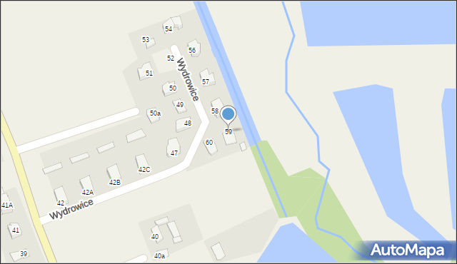 Wydrowice, Wydrowice, 59, mapa Wydrowice