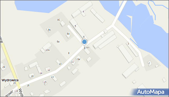 Wydrowice, Wydrowice, 9, mapa Wydrowice