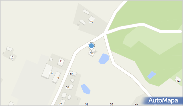 Wydrzno, Wydrzno, 56, mapa Wydrzno