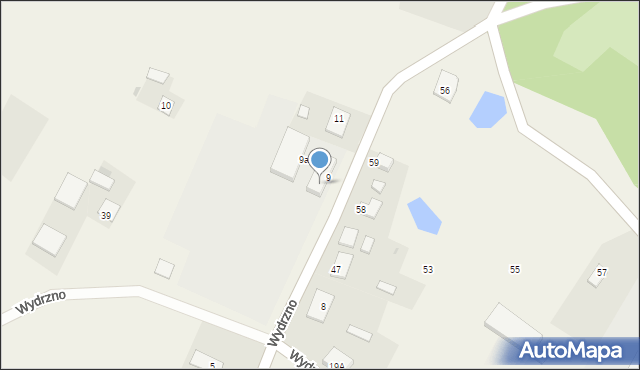 Wydrzno, Wydrzno, 9/1, mapa Wydrzno