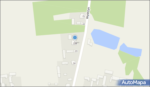 Wydrzyn, Wydrzyn, 22B, mapa Wydrzyn