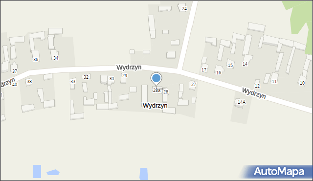 Wydrzyn, Wydrzyn, 28a, mapa Wydrzyn