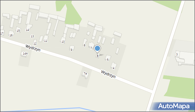 Wydrzyn, Wydrzyn, 6, mapa Wydrzyn