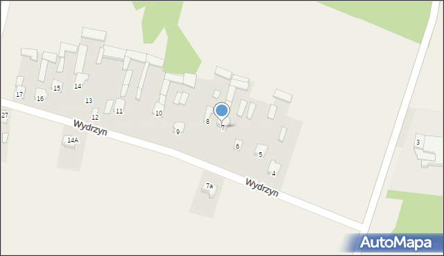 Wydrzyn, Wydrzyn, 7, mapa Wydrzyn