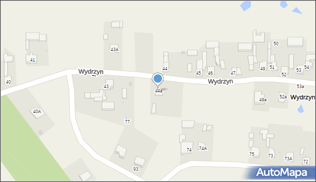 Wydrzyn, Wydrzyn, 44a, mapa Wydrzyn