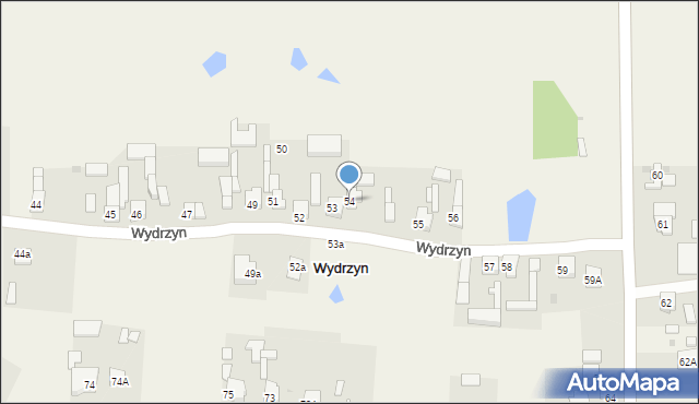 Wydrzyn, Wydrzyn, 54, mapa Wydrzyn