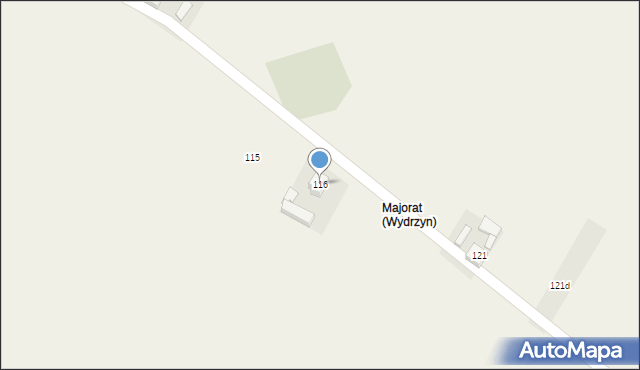 Wydrzyn, Wydrzyn, 116, mapa Wydrzyn