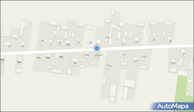 Wydrzyn, Wydrzyn, 57d, mapa Wydrzyn