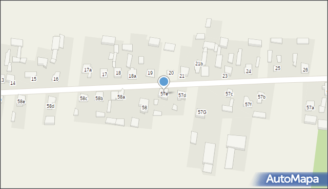 Wydrzyn, Wydrzyn, 57e, mapa Wydrzyn