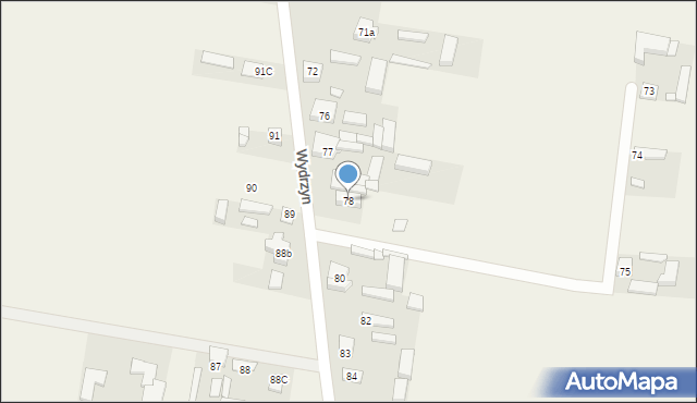 Wydrzyn, Wydrzyn, 78, mapa Wydrzyn