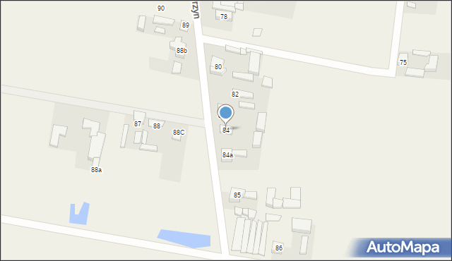 Wydrzyn, Wydrzyn, 84, mapa Wydrzyn