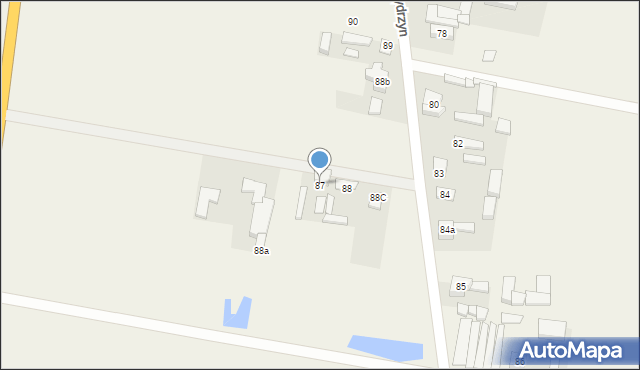 Wydrzyn, Wydrzyn, 87, mapa Wydrzyn