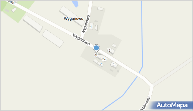 Wyganowo, Wyganowo, 2c, mapa Wyganowo