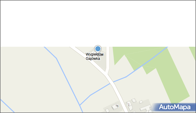 Wygiełdów, Wygiełdów, 1d, mapa Wygiełdów