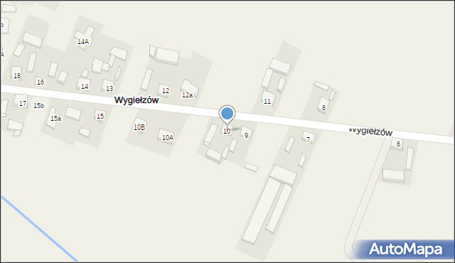 Wygiełzów, Wygiełzów, 10, mapa Wygiełzów