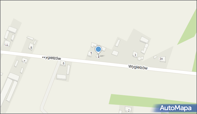 Wygiełzów, Wygiełzów, 4, mapa Wygiełzów