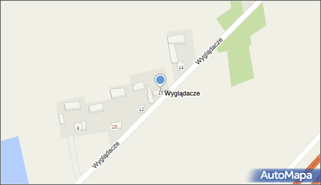 Wyglądacze, Wyglądacze, 13, mapa Wyglądacze