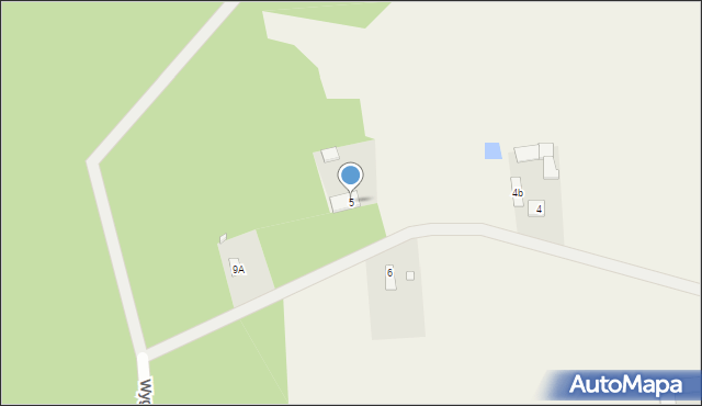 Wyglądały, Wyglądały, 5, mapa Wyglądały