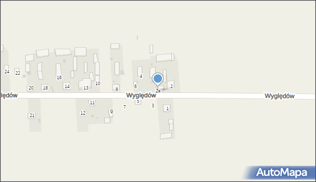Wyględów, Wyględów, 2a, mapa Wyględów