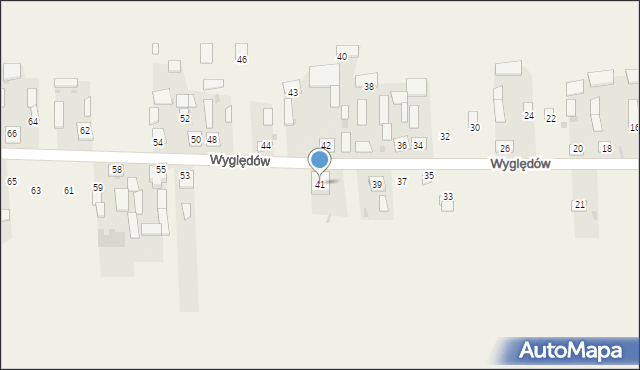 Wyględów, Wyględów, 41, mapa Wyględów