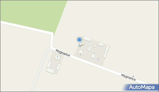 Wygnańce, Wygnańce, 2a, mapa Wygnańce