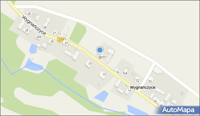 Wygnańczyce, Wygnańczyce, 29, mapa Wygnańczyce